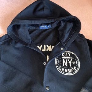 ‼️‼️‼️‼️SOLD ‼️‼️‼️‼️ SOLD ‼️‼️‼️‼️‼️‼️.   Polo Ralph Lauren Black Hoodie - XXL